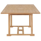 vidaXL 9-tlg. Garten-Essgruppe 180-280 x 100 x 75 cm Teak Massivholz