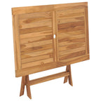 vidaXL Gartentisch Klappbar 120x70x75 cm Massivholz Teak
