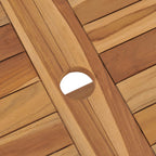 vidaXL Gartentisch Klappbar 120x70x75 cm Massivholz Teak