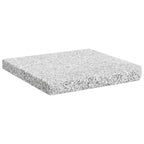 vidaXL Sonnenschirm-Gewichtsplatte Granit 25 kg Quadratisch Grau