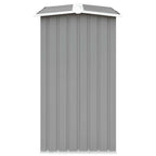 vidaXL Brennholzlager Verzinkter Stahl 172 x 91 x 154 cm Grau