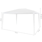 vidaXL Partyzelt 3x4 m Weiß