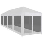 vidaXL Partyzelt mit 10 Mesh-Seitenwänden 12 x 3 m