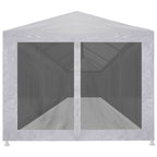 vidaXL Partyzelt mit 10 Mesh-Seitenwänden 12 x 3 m