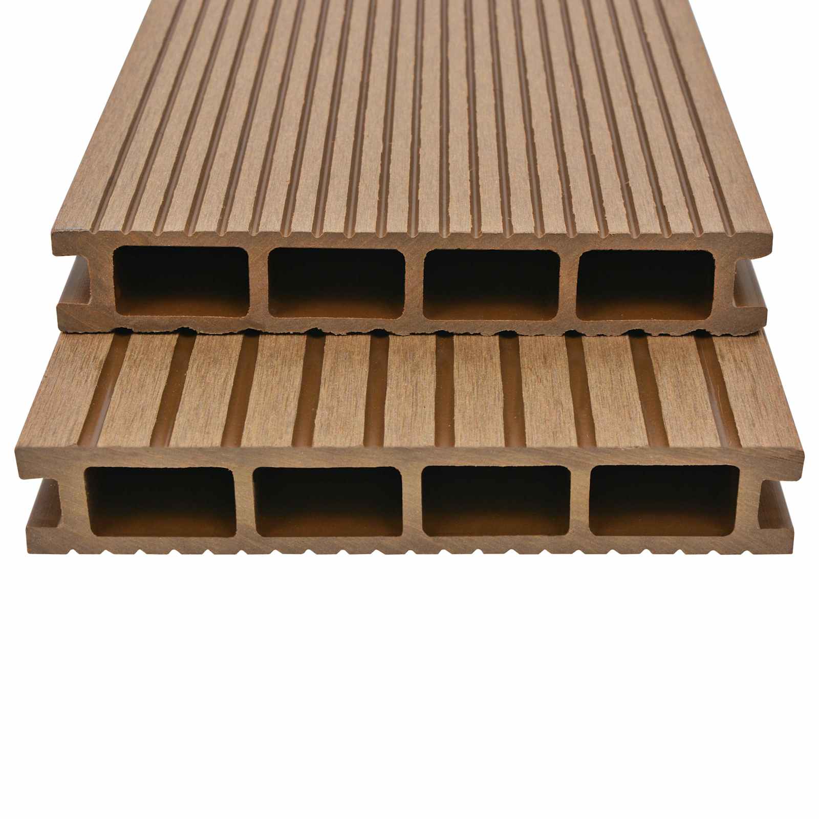 vidaXL Terrassendiele 4 pcs Teak WPC
