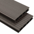 vidaXL Terrassendiele 4 pcs Dunkelbraun WPC