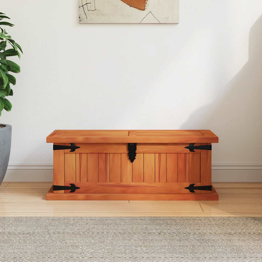 vidaXL Aufbewahrungstruhe 60 x 25 x 22 cm Akazien-Massivholz