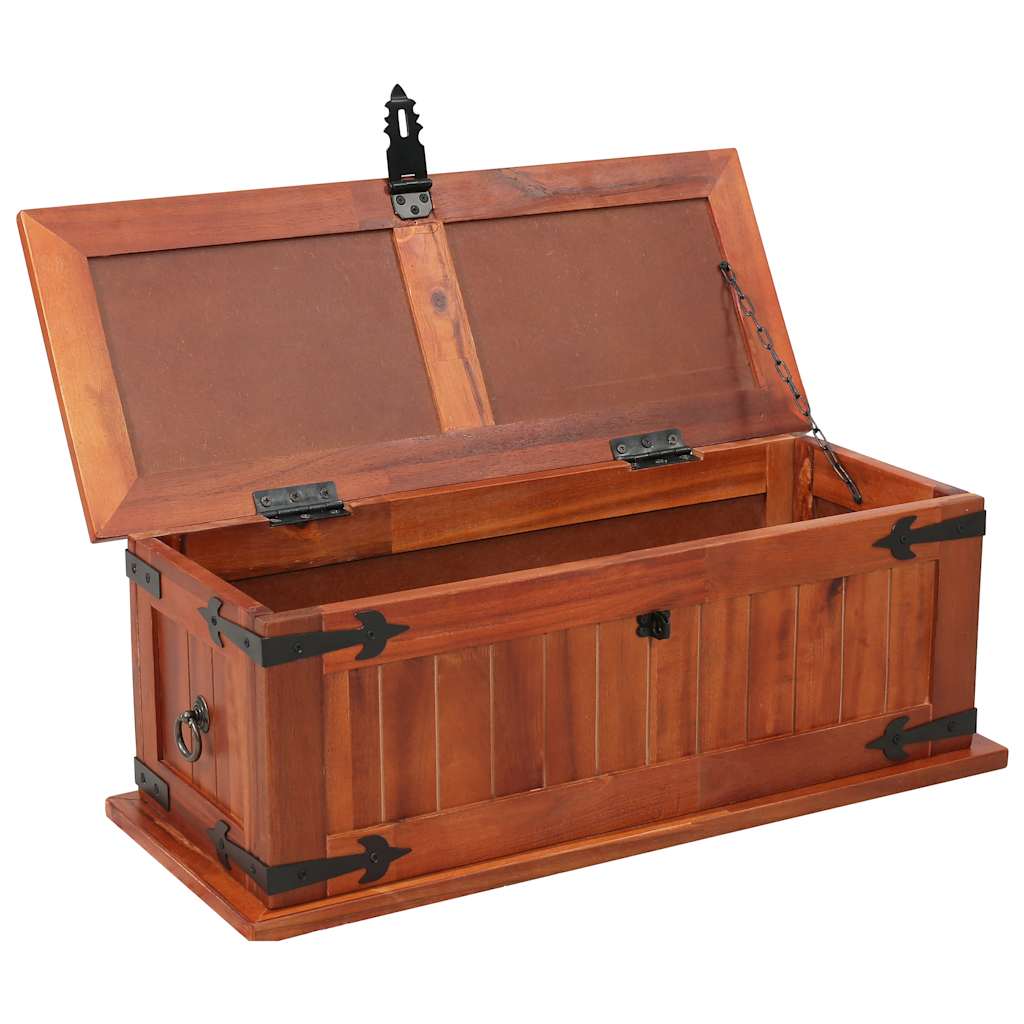 vidaXL Aufbewahrungstruhe 60 x 25 x 22 cm Akazien-Massivholz