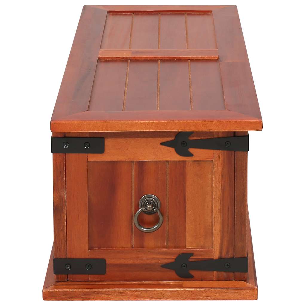 vidaXL Aufbewahrungstruhe 60 x 25 x 22 cm Akazien-Massivholz