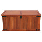 vidaXL Aufbewahrungstruhe 79x34x32 cm Akazie Massivholz