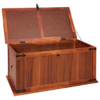 vidaXL Aufbewahrungstruhe 79x34x32 cm Akazie Massivholz