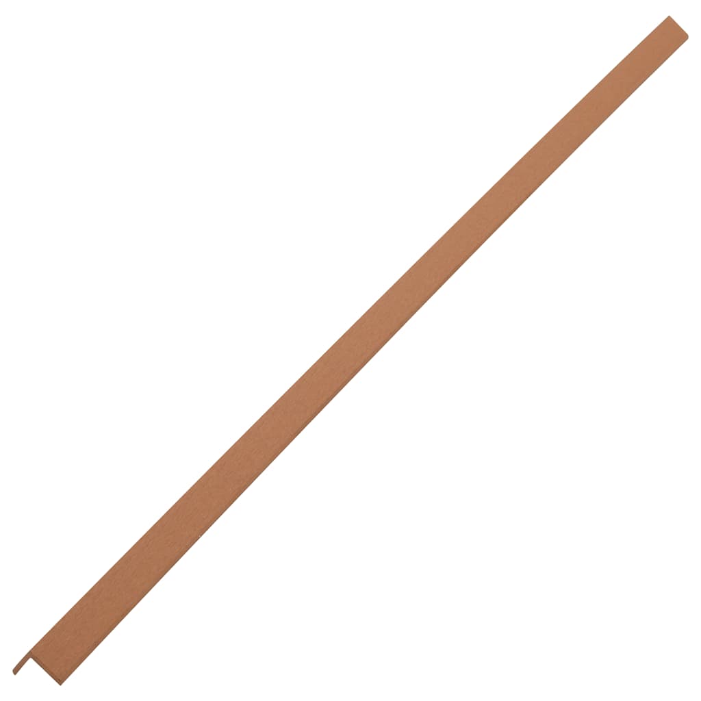 vidaXL Winkelleisten 5 Stk. WPC 170 cm Hellbraun