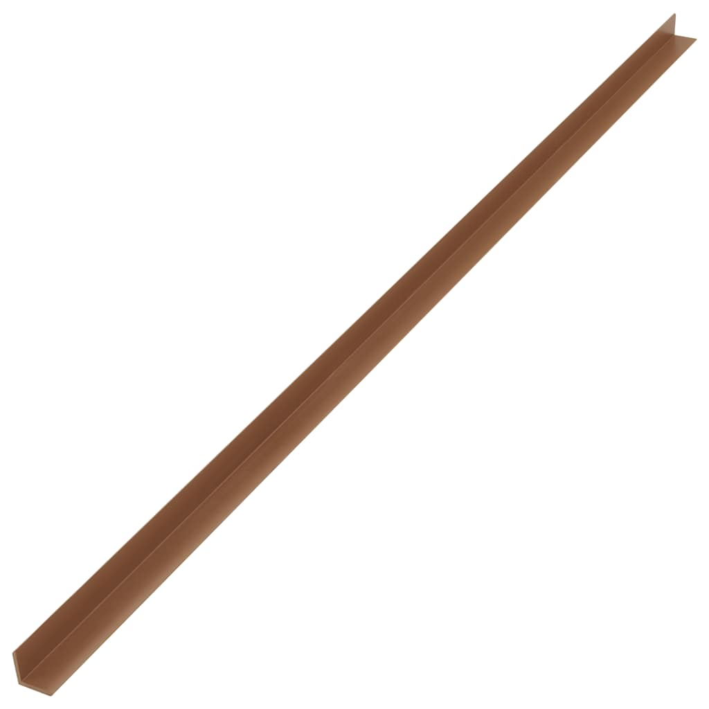vidaXL Winkelleisten 5 Stk. WPC 170 cm Teakholzfarbe