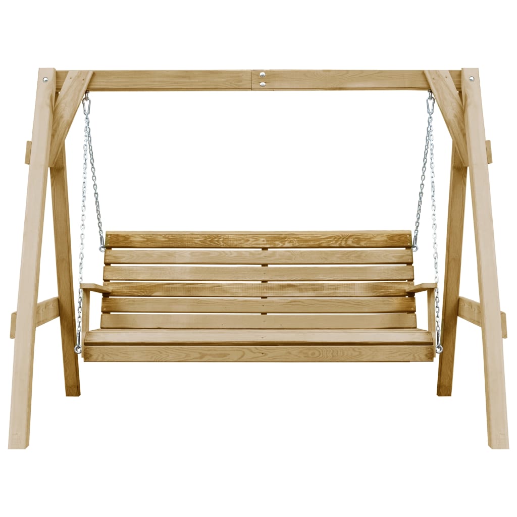 vidaXL Schaukelbank Imprägniertes Kiefernholz 205x150x157 cm