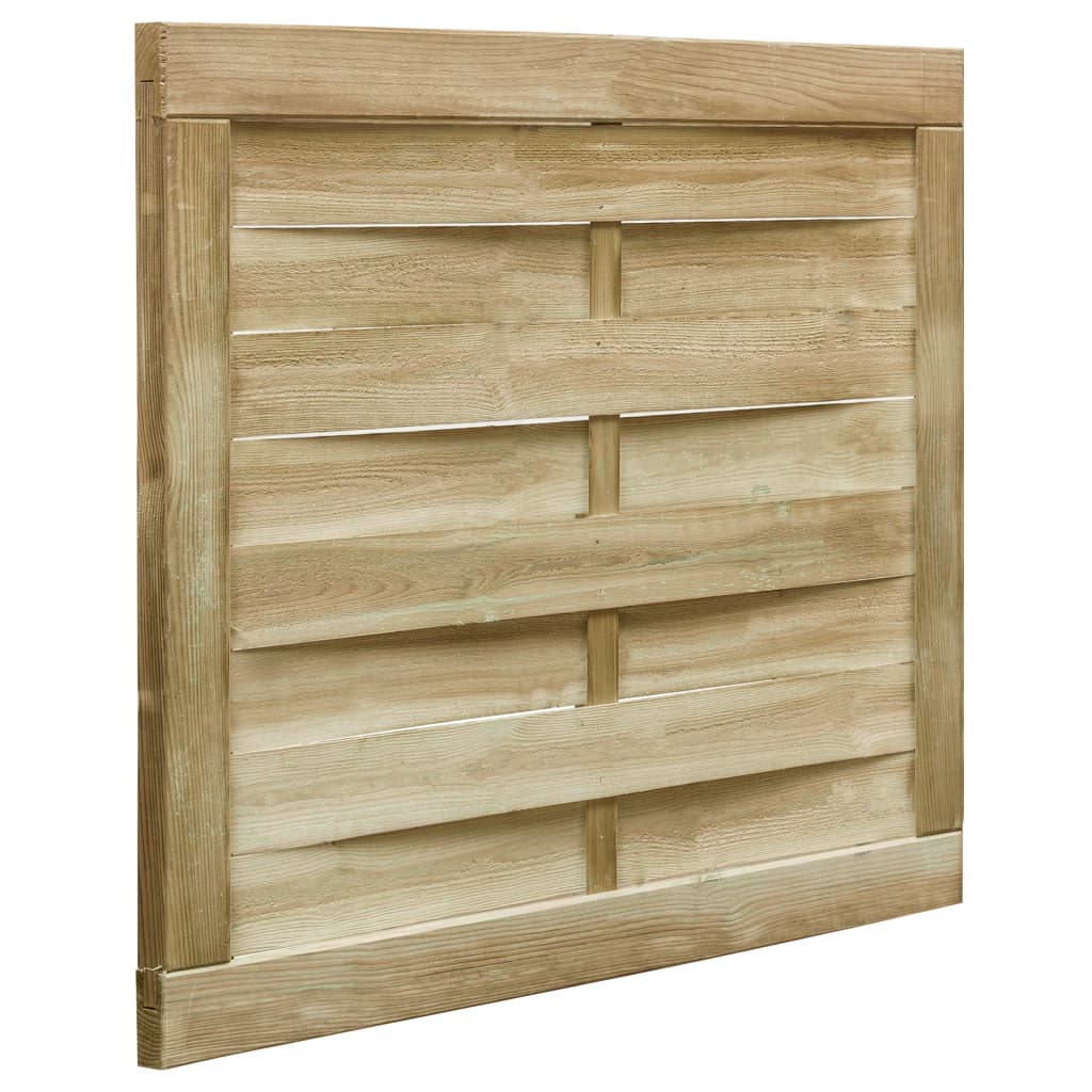 vidaXL Gartentor Imprägniertes Kiefernholz 100x75 cm Grün