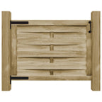 vidaXL Gartentor Imprägniertes Kiefernholz 100x75 cm Grün