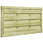 vidaXL Gartentore 2 Stk. Imprägniertes Kiefernholz 150x75 cm Grün