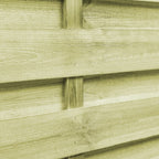 vidaXL Gartentore 2 Stk. Imprägniertes Kiefernholz 150x75 cm Grün