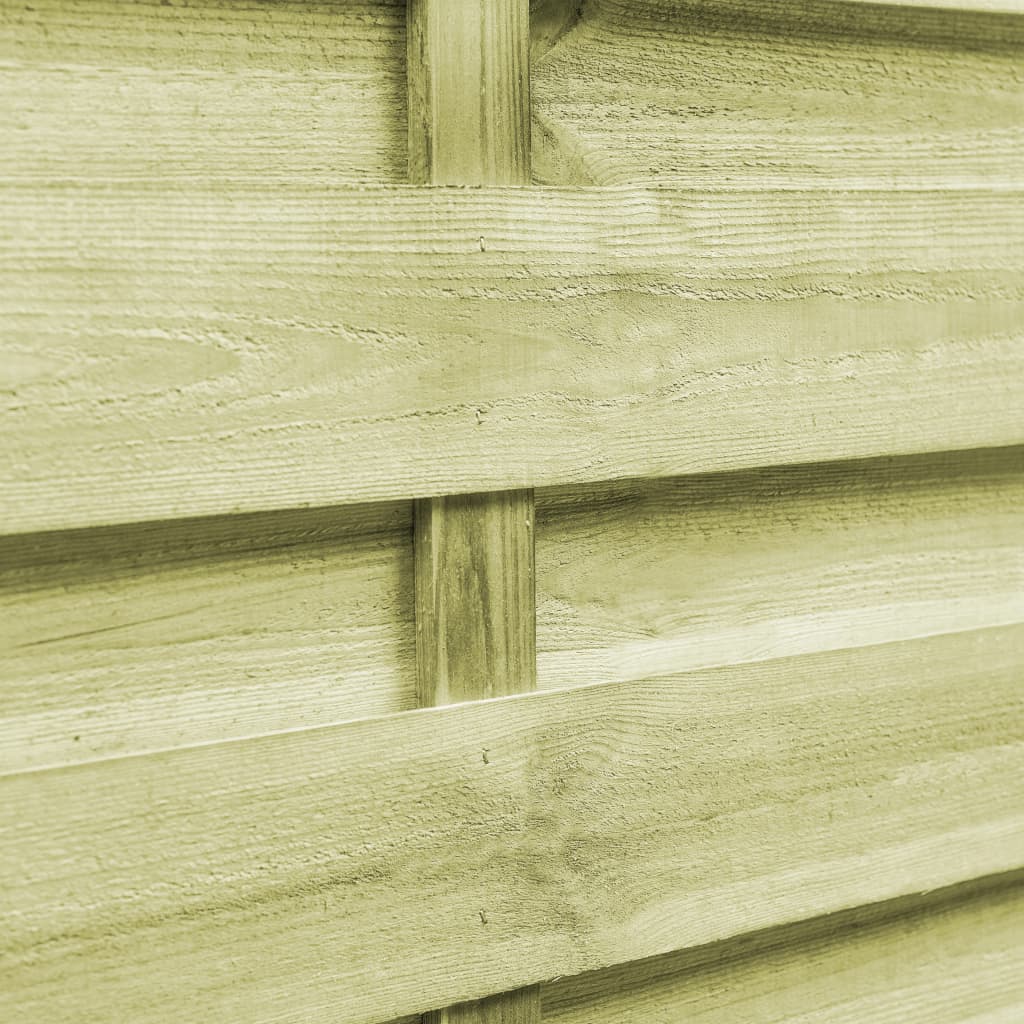 vidaXL Gartentore 2 Stk. Imprägniertes Kiefernholz 150x75 cm Grün