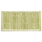 vidaXL Gartentore 2 Stk. Kiefernholz Imprägniert 300x75 cm