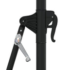vidaXL Sonnenschirm zur Wandmontage mit Metall-Mast 300 cm Sandweiß