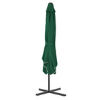 vidaXL Sonnenschirm mit Stahl-Mast 250x250 cm Grün