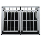 vidaXL Hundetransportbox mit Doppeltür 94 x 88 x 69 cm