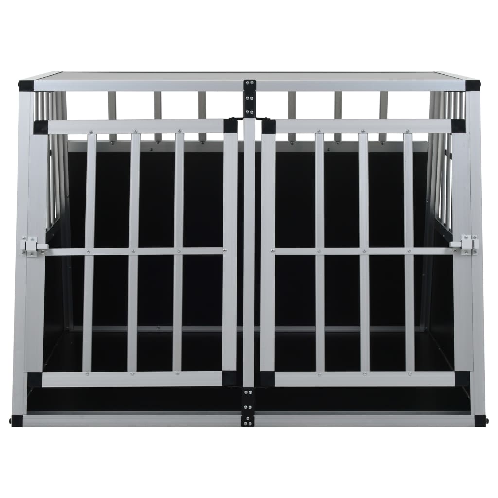 vidaXL Hundetransportbox mit Doppeltür 94 x 88 x 69 cm
