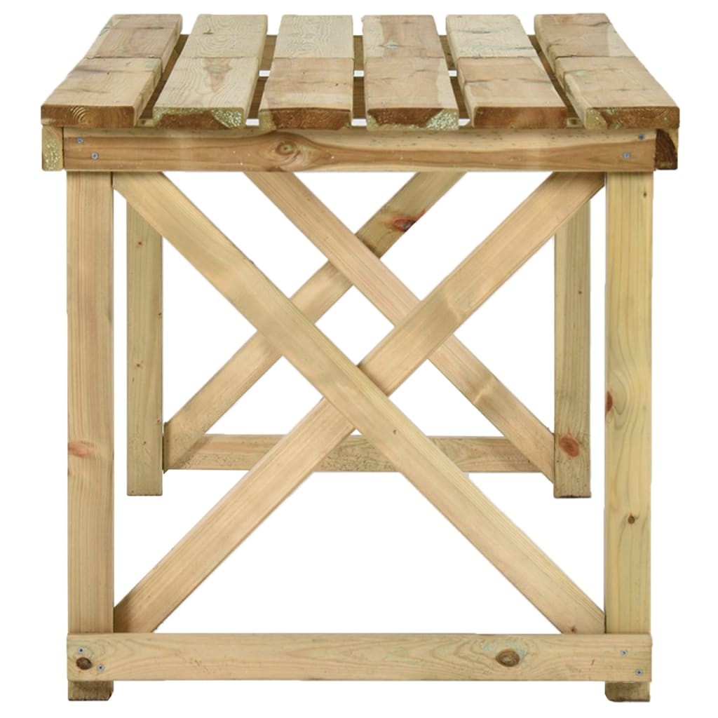 vidaXL Gartentisch 160x79x75 cm Holz