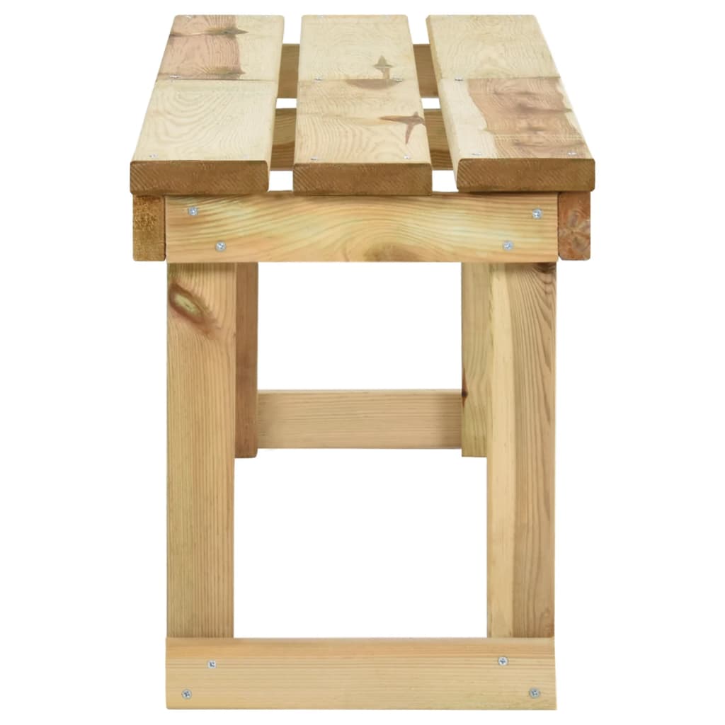 vidaXL Gartenbank 140 cm Imprägniertes Kiefernholz