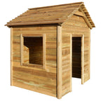 vidaXL Spielhaus für den Garten 120x120x146 cm Kiefernholz