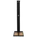 vidaXL Gartendusche Poly Rattan WPC