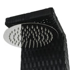 vidaXL Gartendusche Poly Rattan WPC