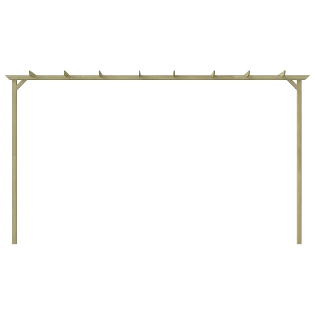 vidaXL Garten-Pergola Kiefernholz Imprägniert 360x200x60 cm