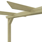 vidaXL Garten-Pergola Kiefernholz Imprägniert 360x200x60 cm