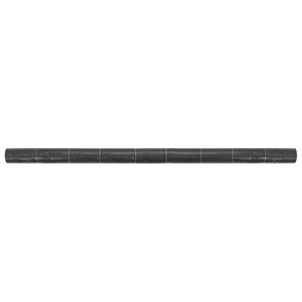 vidaXL Unkraut- und Wurzelschutzfolie PP 2 x 5 m Schwarz
