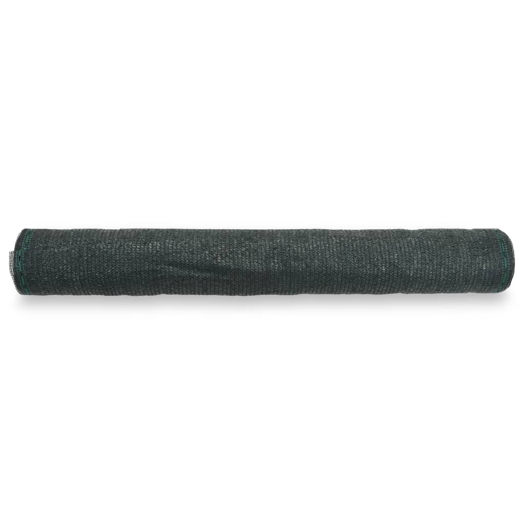 vidaXL Tennisblende HDPE 1,6x25 m Grün