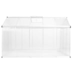 vidaXL Gewächshaus Aluminium 302x190x195 cm 11,19 m³