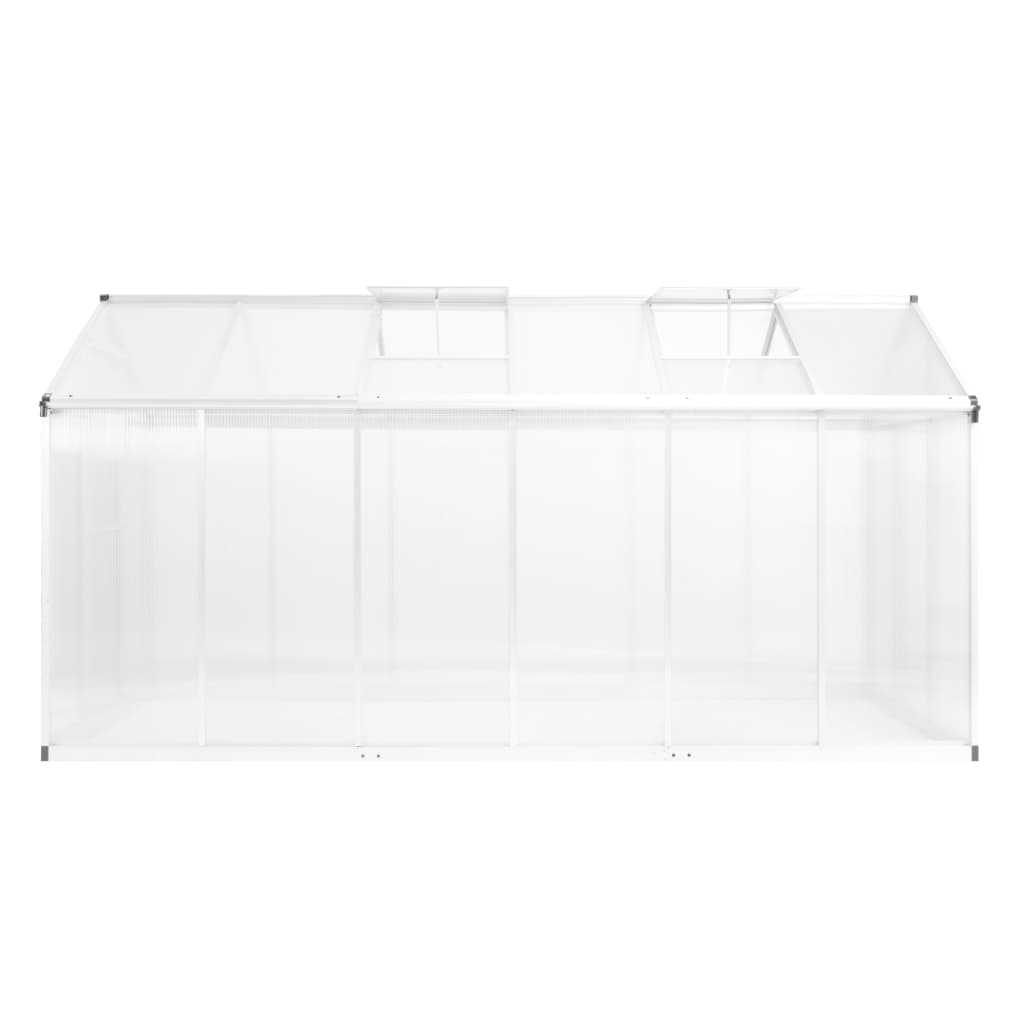vidaXL Gewächshaus Aluminium 362x190x195 cm 13,41 m³