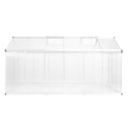vidaXL Gewächshaus Aluminium 362x190x195 cm 13,41 m³