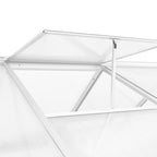 vidaXL Gewächshaus Aluminium 362x190x195 cm 13,41 m³