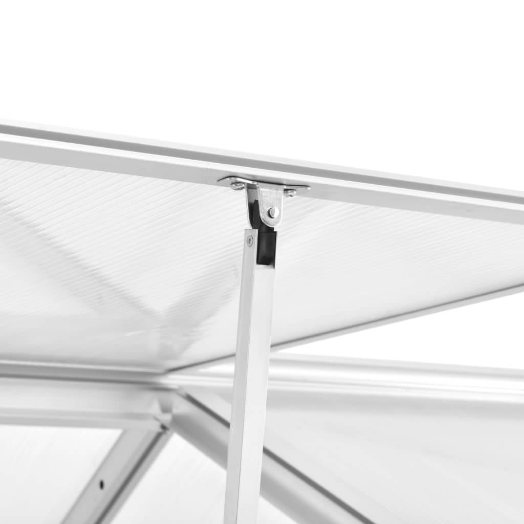vidaXL Gewächshaus Aluminium 362x190x195 cm 13,41 m³