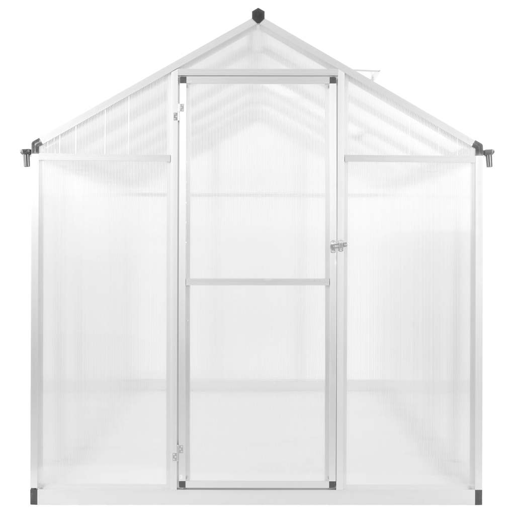vidaXL Gewächshaus Aluminium 421x190x195 cm 15,6 m³