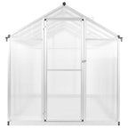 vidaXL Gewächshaus Aluminium 421x190x195 cm 15,6 m³