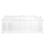 vidaXL Gewächshaus Aluminium 421x190x195 cm 15,6 m³
