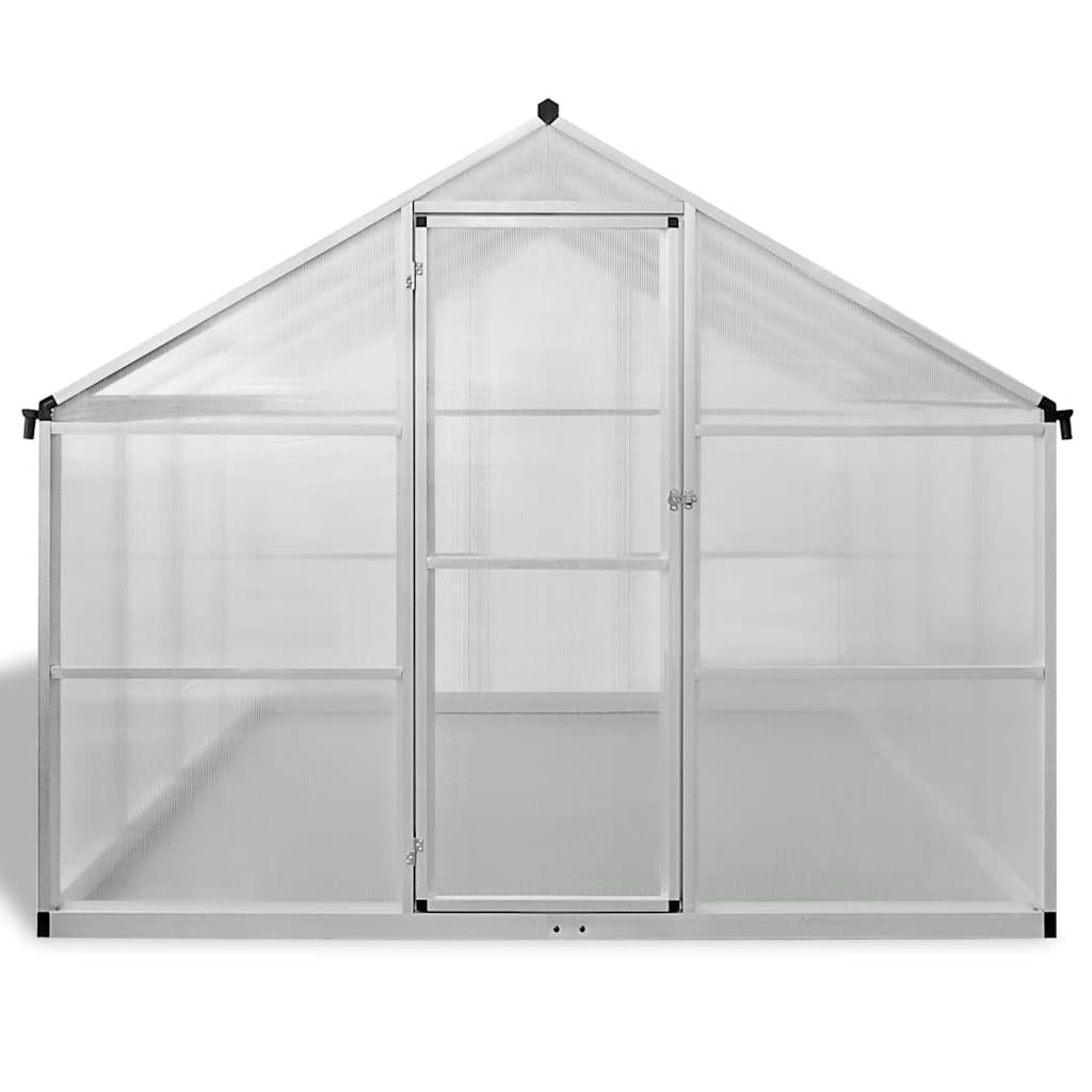vidaXL Gewächshaus Aluminium 481x250x195 cm 23,44 m³