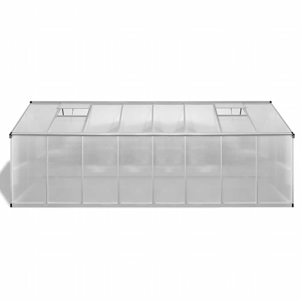 vidaXL Gewächshaus Aluminium 481x250x195 cm 23,44 m³