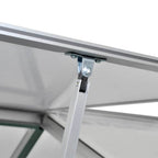 vidaXL Gewächshaus Aluminium 481x250x195 cm 23,44 m³