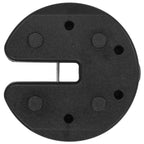 vidaXL Pavillon-Gewichte 4 Stk. Schwarz 220x50 mm Beton