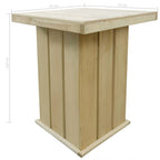 vidaXL Bartisch 75x75x110 cm Kiefernholz Imprägniert